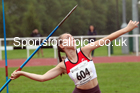 Women and Girls javelin, 2021 North Eastern Track and Field Champs., Middesbrough. Photo: David T. Hewitson/Sports for All Pics